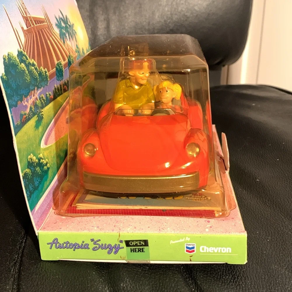Disneyland Autopia Orange Suzy Collectible Car-Vintage 🆕